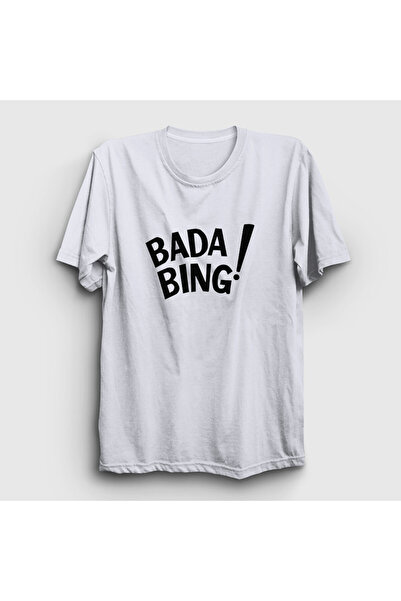Presmono Unisex alb Bada Bing V2 Sopranos tricou 586411tt