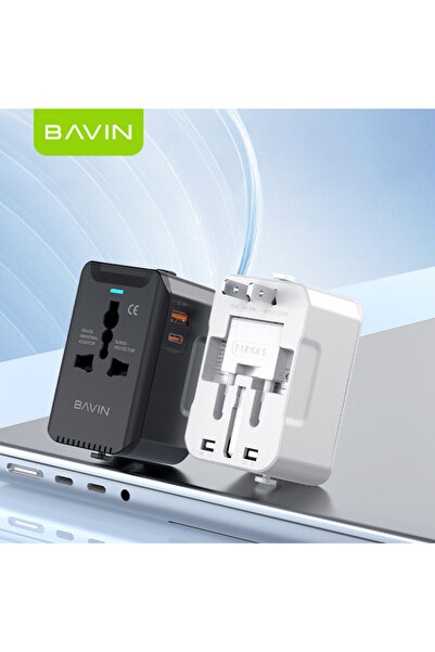 Bavin PC2111 GaN EU UK US AUS Wall USB Type-C Plugs Wall Socket Charger
