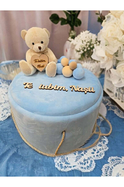 OBSIDION VELVET SPONGE box - suitcase transport - light blue