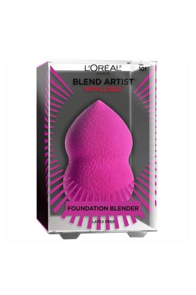 L'oreal - Foundation Sponge - Blend Artist Infallible, Foundation Blender, pink