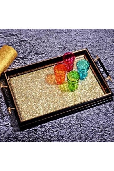 Kosova Luxury Glitter Tray 50 X 31 cm