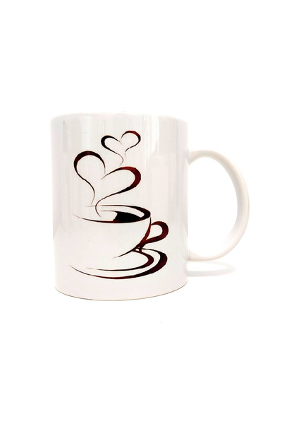 ZEEA COUTURE Coffee themed ceramic mug 1