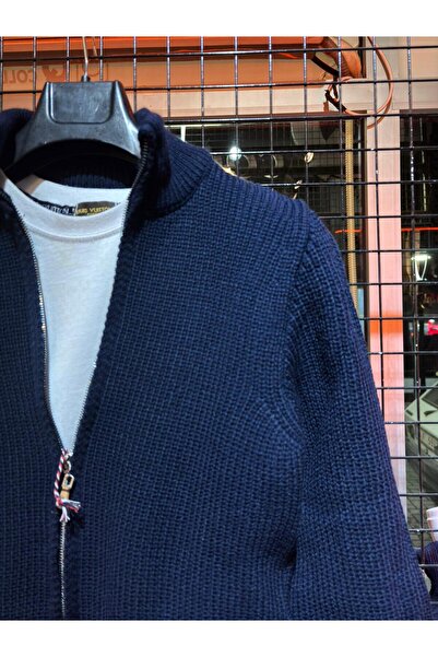 Q45collection TAM FEUMARLI ERKEK TRİKO CEKET