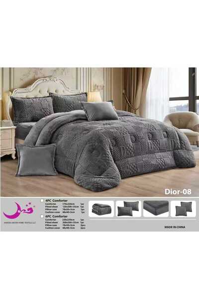 Moon مفرش سرير نفرين فرو وجه مخمل 230*250