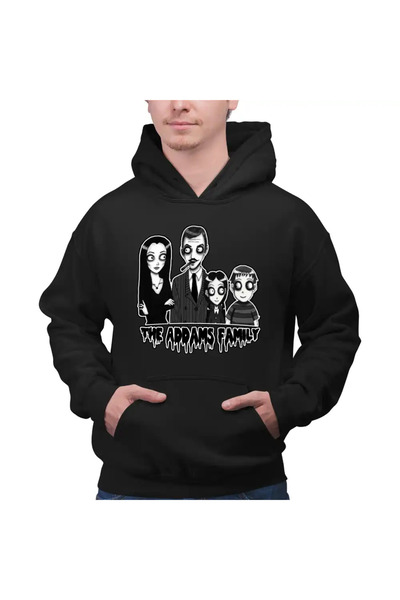 OEM Men's Sweatshirt The Addams Family Merry Grave Horror Halloween Morticia
