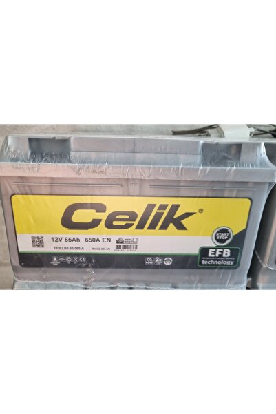 Çelik akü 12V 65AH EFB