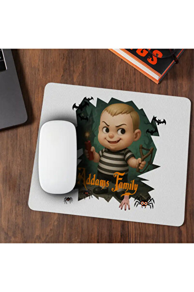 OEM Mousepad Familia Addams Pugsley Cimitir Dinamita Halloween Horror Cosplay