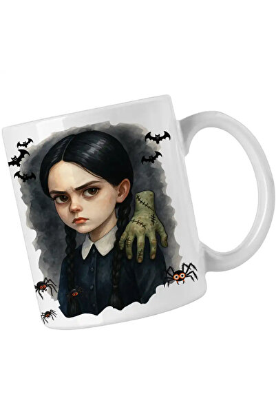 OEM Addams Family Wednesday Hand Halloween Hand Horror Party Mug