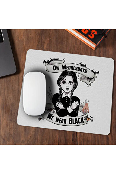 OEM Mousepad Familia Addams Wednesday Miercuri Wear Black Horror Halloween