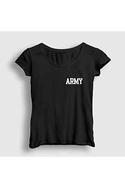 Presmono Women's Black Army Seong Yohan Johan Lookism T-Shirt 586181Tt