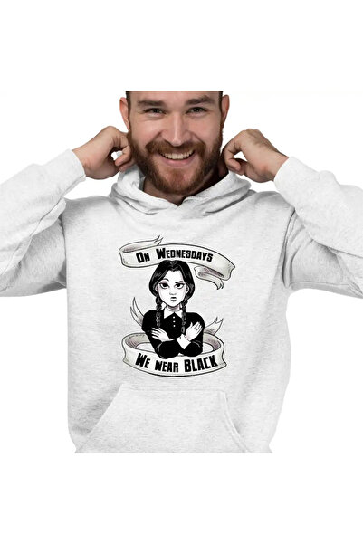 OEM Men's Hoodie The Addams Family Wednesday Wear Black Horror Halloween