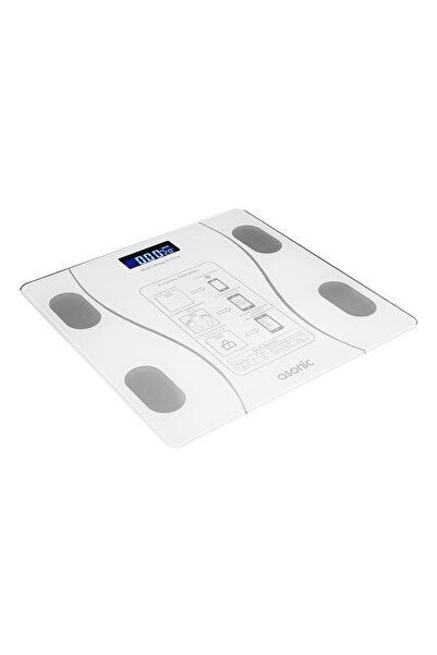 Asonic BS260 Siyah 26x26Cm Digital Bluetooth Baskül