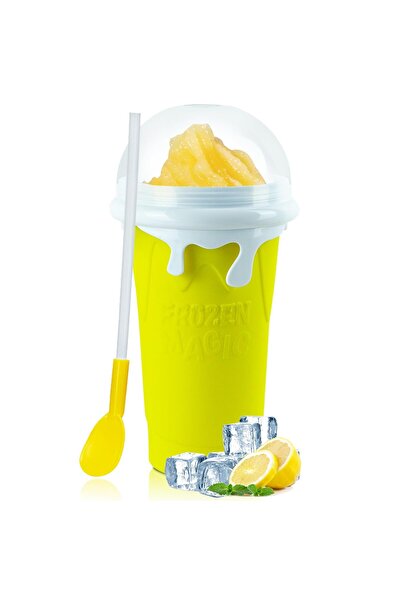 Generic Magic Slushie Maker Cup 300ml, Reusable Silicone Smoothie Ice Cream C...
