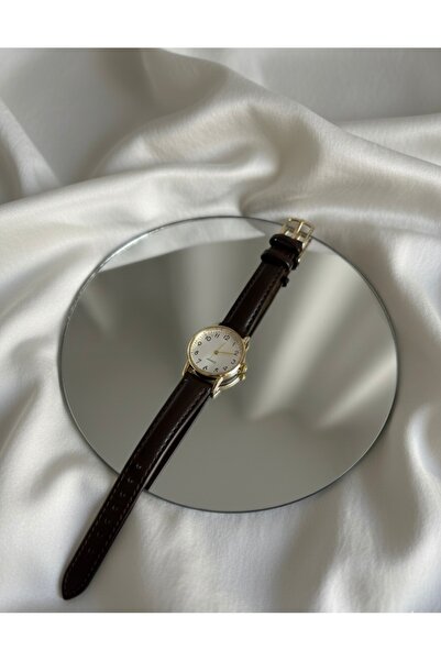 QUARTZ Retro Gold Kasa Minimalist Klasik Saat