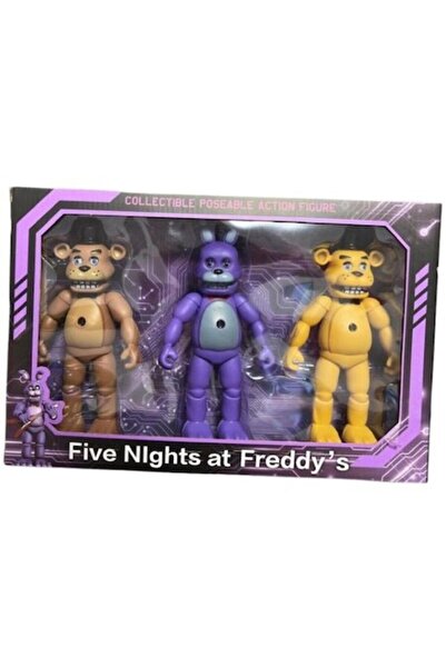 Five Nights At Freddy's Set Freddy: Five Nights at Freddy's, 3 figurine de ac...