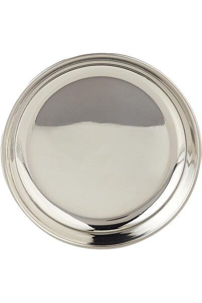 RAJ طبق أرز من الفولاذ المقاوم للصدأ، 19.5 سم، موديل RP0009، فضي اللون