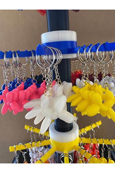 librescraft 3D Cute Balloon Dog Keychain Charm