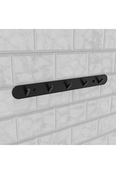 OEM Towel Rack and Bathroom Accessories 37cm Black Aluminum