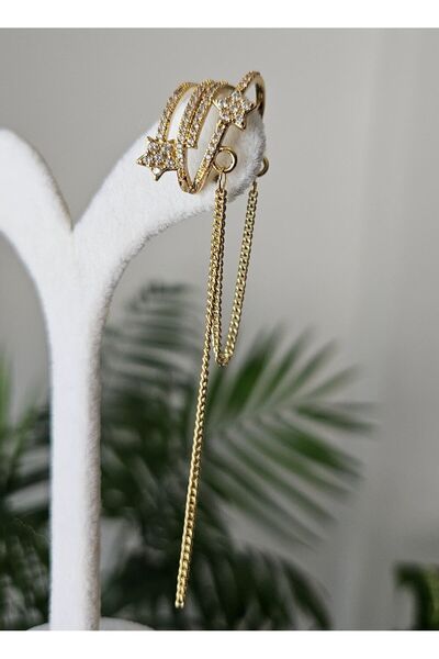 Neesa Gold Star Cartilage Earrings