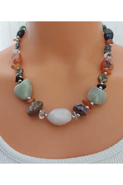 Nej Agate Stone Necklace
