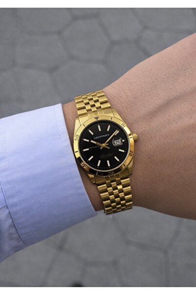 Choppers Çelik kordon takvimli Erkek kol saati