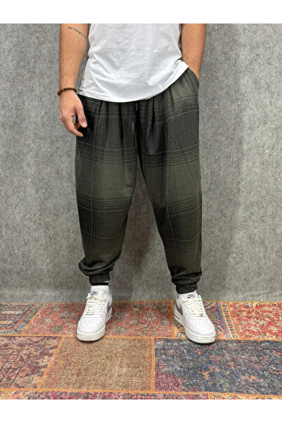 FıttingRoom Elastic Waist Pleated Patterned Half-Shalwar