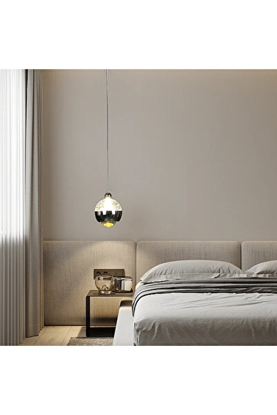 Humer نجف مودرن ذهبي لون الانارة 3اضاءات 5 واط مفرد