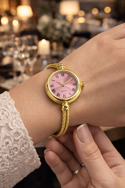 LOOQ Roman Numeral Steel Cordom Women's Wristwatch