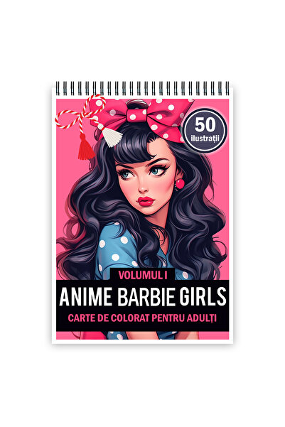 Legendary Gifts Coloring book, A5 format, with metal spiral, model: Anime Bar...