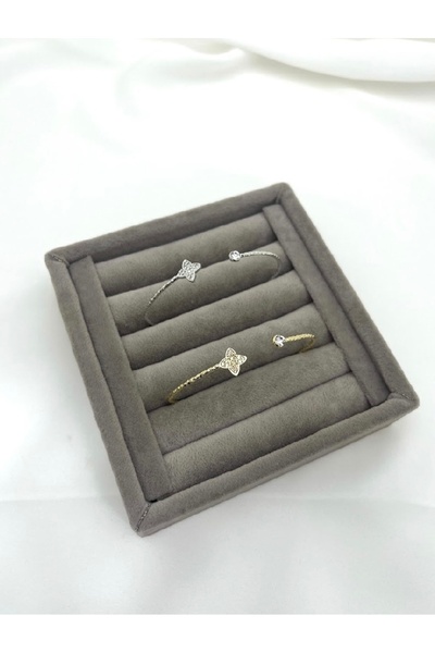 Mia Paslanmaz çelik yonca detaylı kelepce