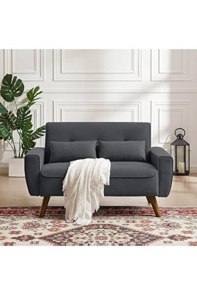 URAL Mini Kanepe, Minimalist Kanepe, 120 cm Koltuk, Loveseat Koltuk
