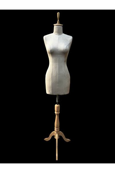 MD Vİtrin Dekorasyon 38 Beden Süet Kumaş Dikine İğne Batabilen Ahşap Ayaklı T...