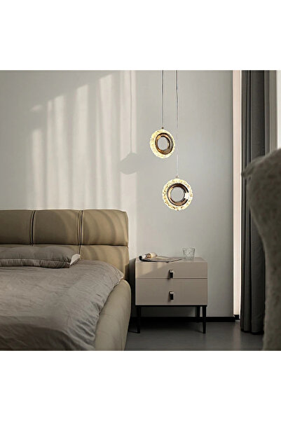 Humer نجف مودرن ذهبي لون الانارة 3 اضاءات 7 واط مجوز