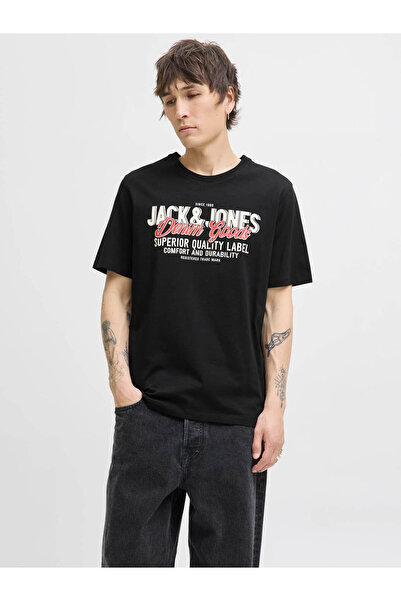 Jack & Jones J&J Erkek JJELOGO TEE SS O-NECK 2 COL AW25 12279535