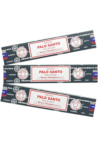 satya أعواد بخور بالو سانتو – عبوة من 3 قطع