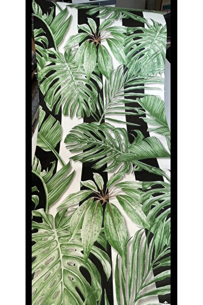 borella 3D Palmiye Desenli Duvar Kağıdı 5m2