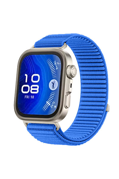 LEWUFOR Huawei Watch Fit 3 / Fit 4 / Fit 4 Pro Uyumlu Hasır Örgü Spor Lansman...
