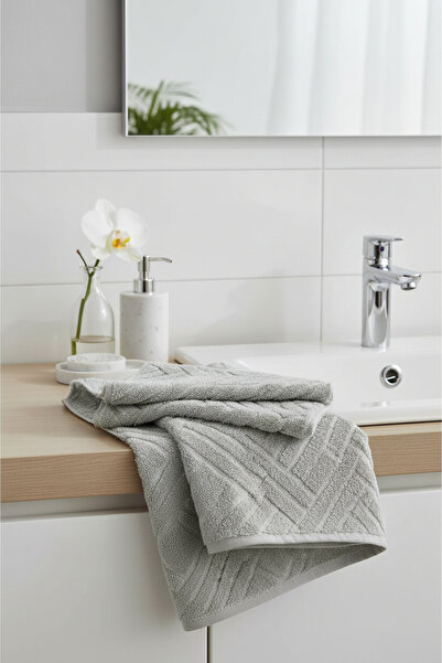 Comfort Craft 2-Piece Deep Hand Towel - 50X90 Cm, 250 Gr, 100% Cotton
