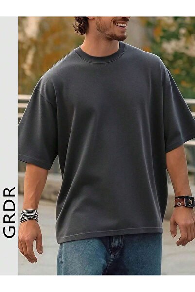 By Layina ERKEK DÜZ OVERSIZE TİŞÖRT / T-SHIRT