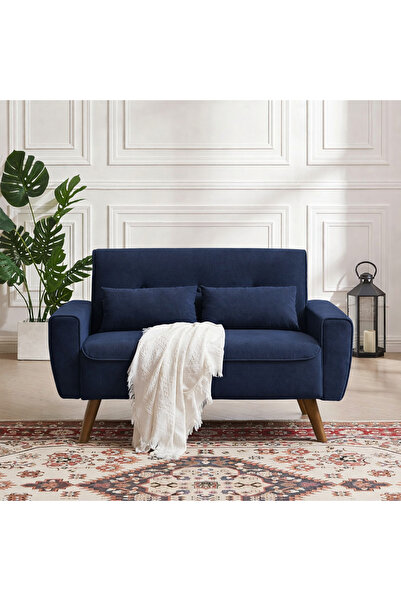 URAL Mini Kanepe, Minimalist Kanepe, 120 cm Koltuk, Loveseat Koltuk