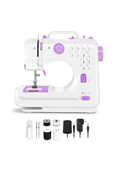 Teno ® Μίνι Ραπτομηχανή, 12 τύποι βελονιών, 1000 βελονιές/λεπτό, μωβ