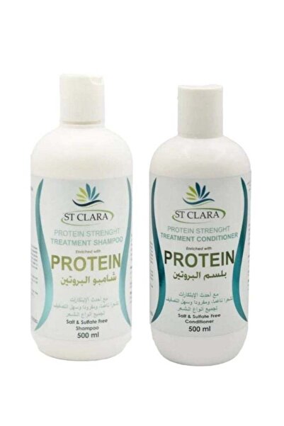 ST CLARA مجموعة سانت كلارا للعناية بالشعر بالبروتين لشعر ناعم وسهل التصفيف