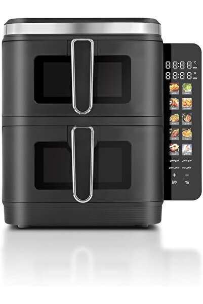 ALSAIF 5800W Air Fryer, Double-Drawer Vertical with Multiple Cooking Levels, ...