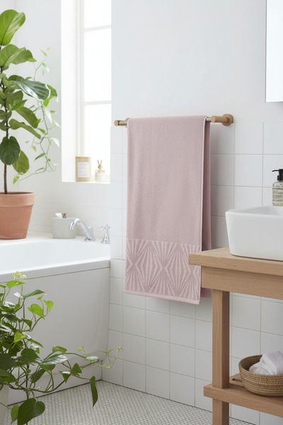 serelya منشفة يد من صدف المحار - 50×90 سم، 250 جرام، 100% قطن