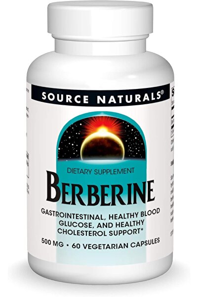 source naturals Berberine Healthy Glycemic & Lipid Profiles 500 Mg 60 Vegetar...