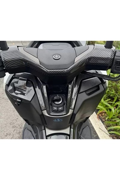 YSGMOTOPARTS Nmax Techmax 125/155 2025-2026 Direksiyon Aksesuar Karbon Kapak