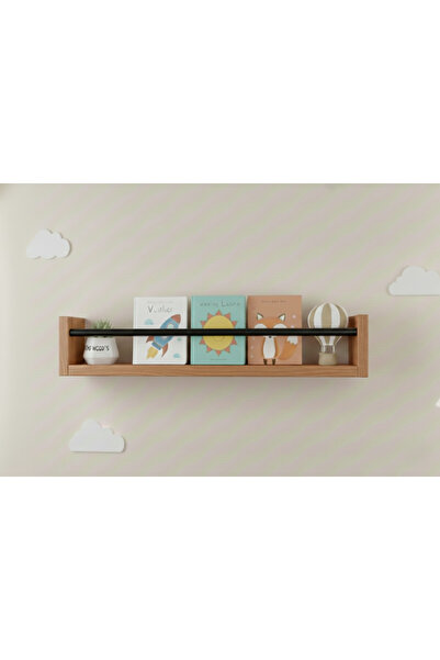 EGN WOODS 60X9X1Atlantic Pine Mdf Baby Room Organizer Children's Room Montess...