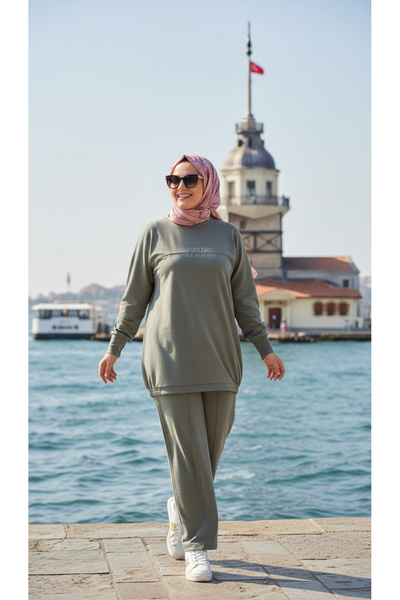 esrastyle TRENDY ÖRME CUPRA EŞOFMAN TAKIMI