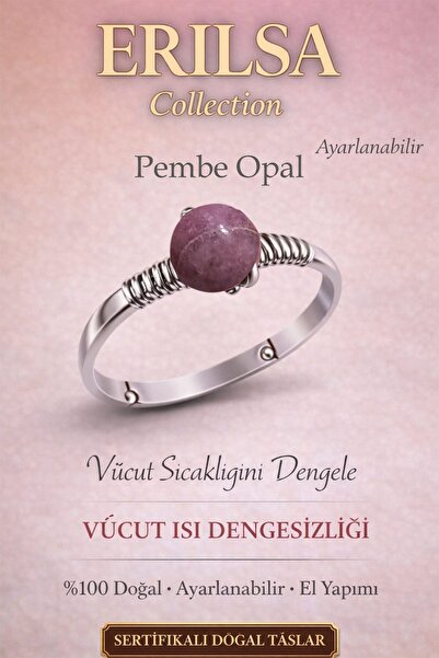 Erilsa خاتم الطاقة المعتمد لتوازن حرارة الجسم - علبة رفيعة قابلة للتعديل من ا...