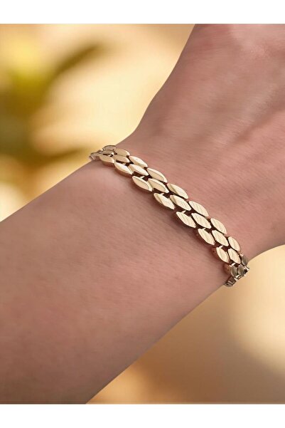 QA Quella Accessories XUPİNG ÇİFT TARAF PETEK MODEL DÜZ SOFT ROSE-GOLD BİLEKL...